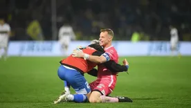 El Ruso Rodríguez con la camiseta del Tomba. El Ruso Rodríguez con la camiseta del Tomba.