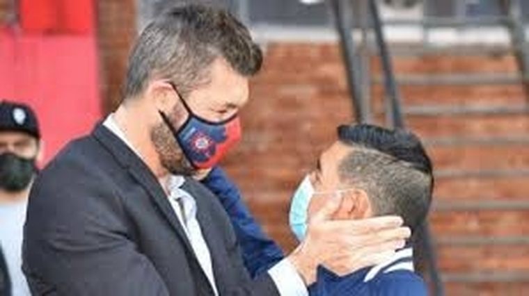 Marcelo Tinelli y Diego Maradona