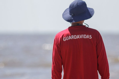 Un guardavidas en Maldonado, Punta del Este Foto: X
