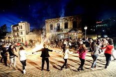 La celebración tradicional de Azerbaiyán para despedir el año viejo, que coincide con la Fiesta de la Vendimia Foto: Archivo