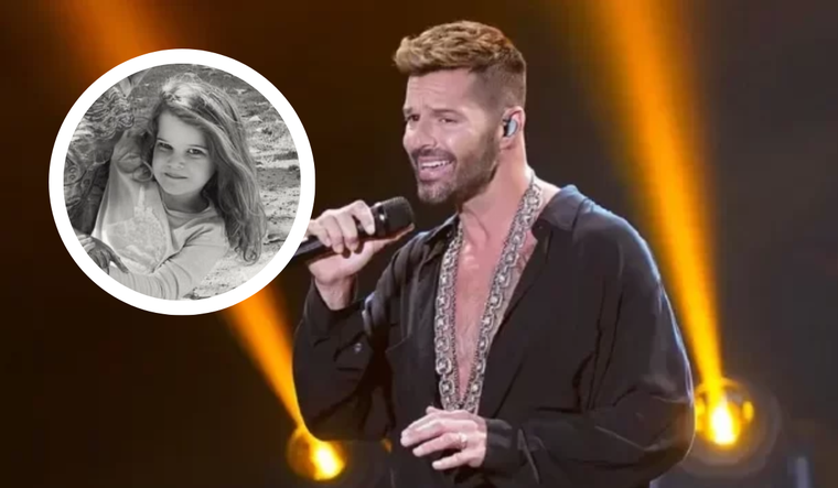 Lucía, hija de Ricky Martín, cumplió 4 años y unas fotos privadas muestran cómo se divierte con su otro papá.