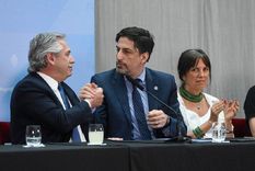 Alberto Fernández y Nicolás Trotta