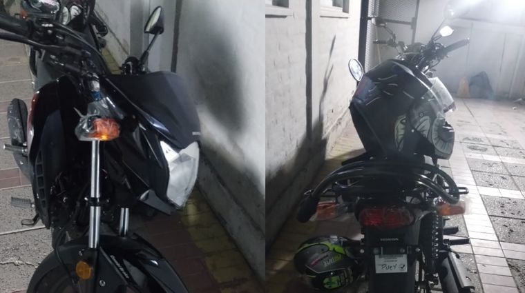 Los menores fueron aprehendidos tras una persecusión en Las Heras. Circulaban en una moto robada.