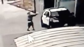 El video muestra el momento del ataque. Foto: BBC