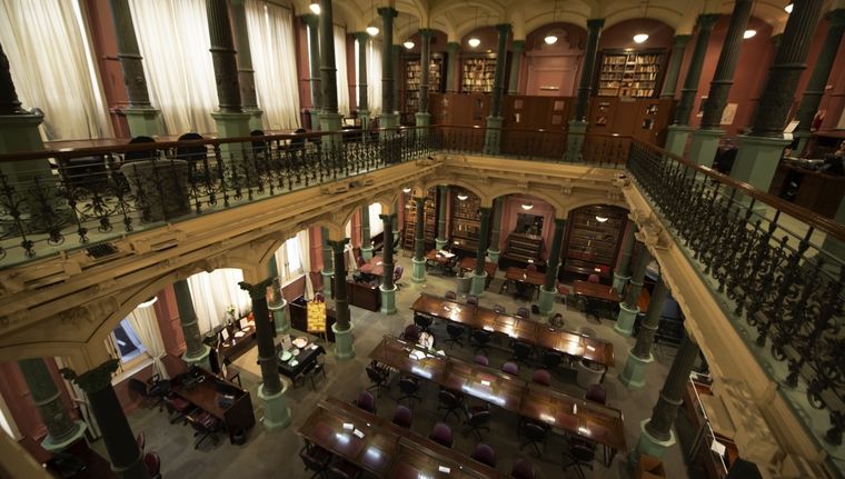La Biblioteca Nacional de Maestros forma parte del Palacio Sarmiento Foto: Juan Mateo Aberastain Zubimendi/MDZ