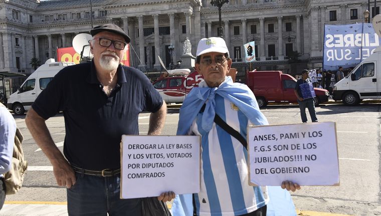 Diputados intenta llevar al recinto una nueva ley jubilatoria Foto: Juan Mateo Aberastain