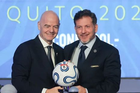Alejandro Domínguez sentó postura sobre el ingreso de capitales privados que impulsa Infantino. ¿Lo banca? Alejandro Domínguez sentó postura sobre el ingreso de capitales privados que impulsa Infantino. ¿Lo banca?