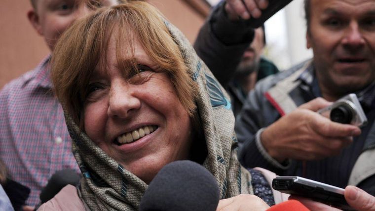 Alexievich describe la reacción en Minsk ante su premio Nobel como "maravillosa".