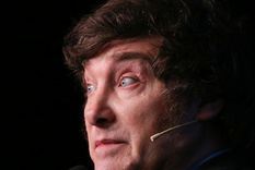 Javier Milei habló de sus cinco mastines y se comparó con uno de ellos Foto: NA