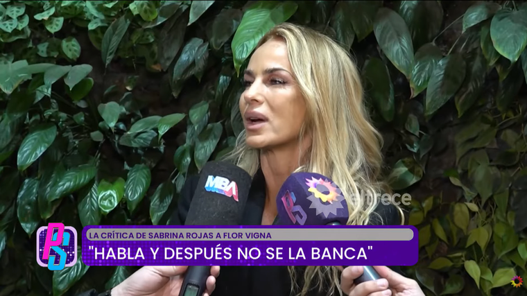 Sabrina Rojas contra Flor Vigna. 