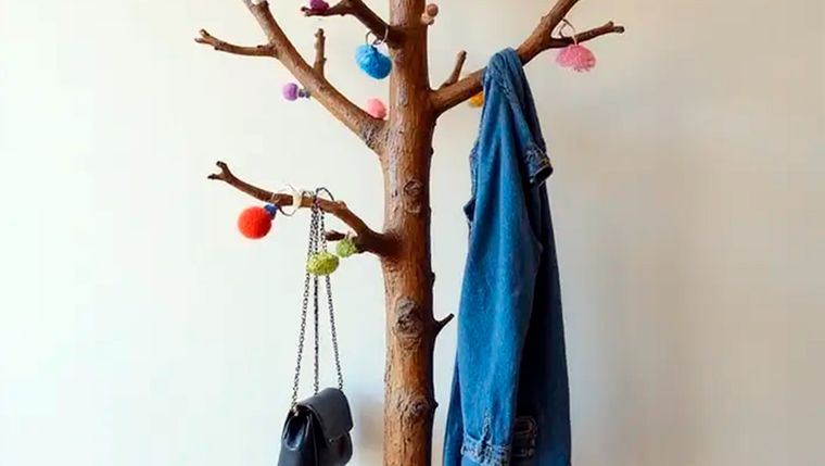 Arboles que pueden ser percheros naturales. Créditos: eltoquedeco.com