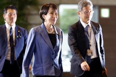 Sanae Takaichi ya es la primera ministra de Japón. Foto Efe