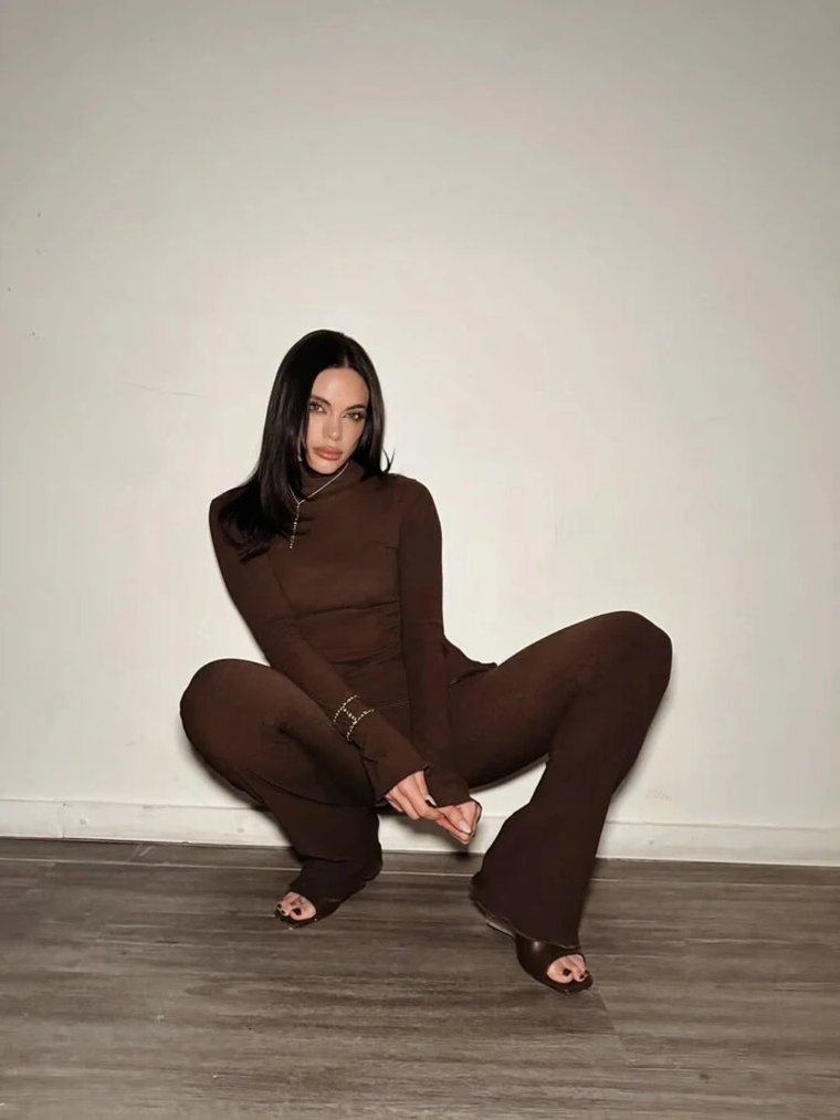 Emilia Attias apostó al minimalismo. Emilia Attias apostó al minimalismo.