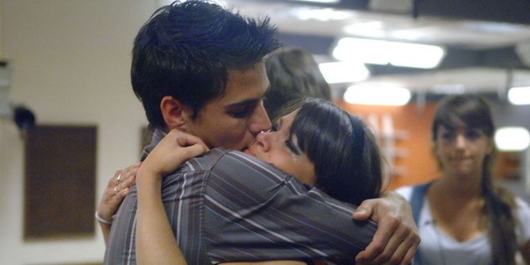 Javier se despide de Flo9rencia antes de abandonar la casa. Foto: Telefé