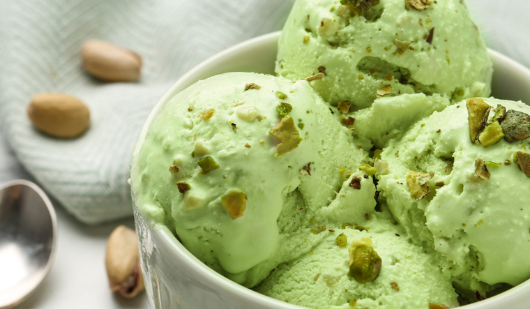 Comparte el sabor irresistible de este helado de pistacho super cremoso y suave Foto: Shuterstock
