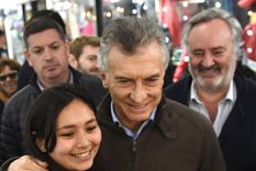 Mauricio Macri y Joaquín de la Torre se mostraron juntos el sábado en San Miguel.