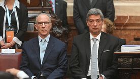 Corte Suprema: Horacio Rosatti, Carlos Rosenkrantzi. Foto: Gesualdi Victoria/Télam
