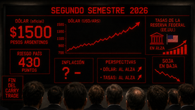 boletin 1er semestre: bien en desinflacion y acumulacion de reservas, mal en la actividad