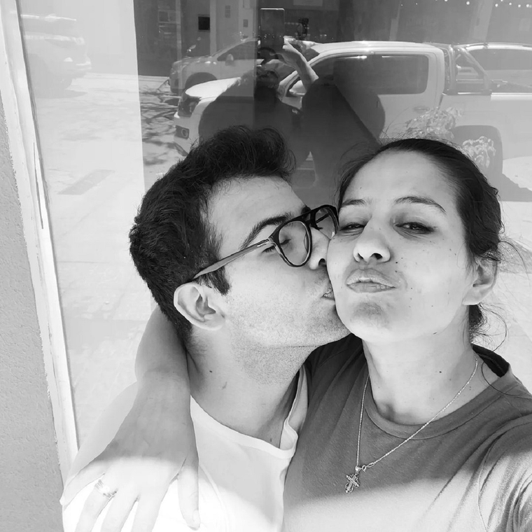 La chica desaparecida junto al principal sospechoso del presunto femicidio Foto: Facebook