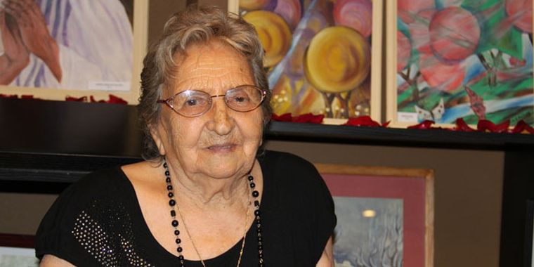 Julia Boschín de Galilea, artista como pocas Foto: Maggie Ojcius/ Mediamza.com