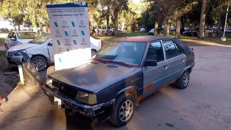 El vehículo fue incautado por la Policía de Mar del Plata Foto: NA