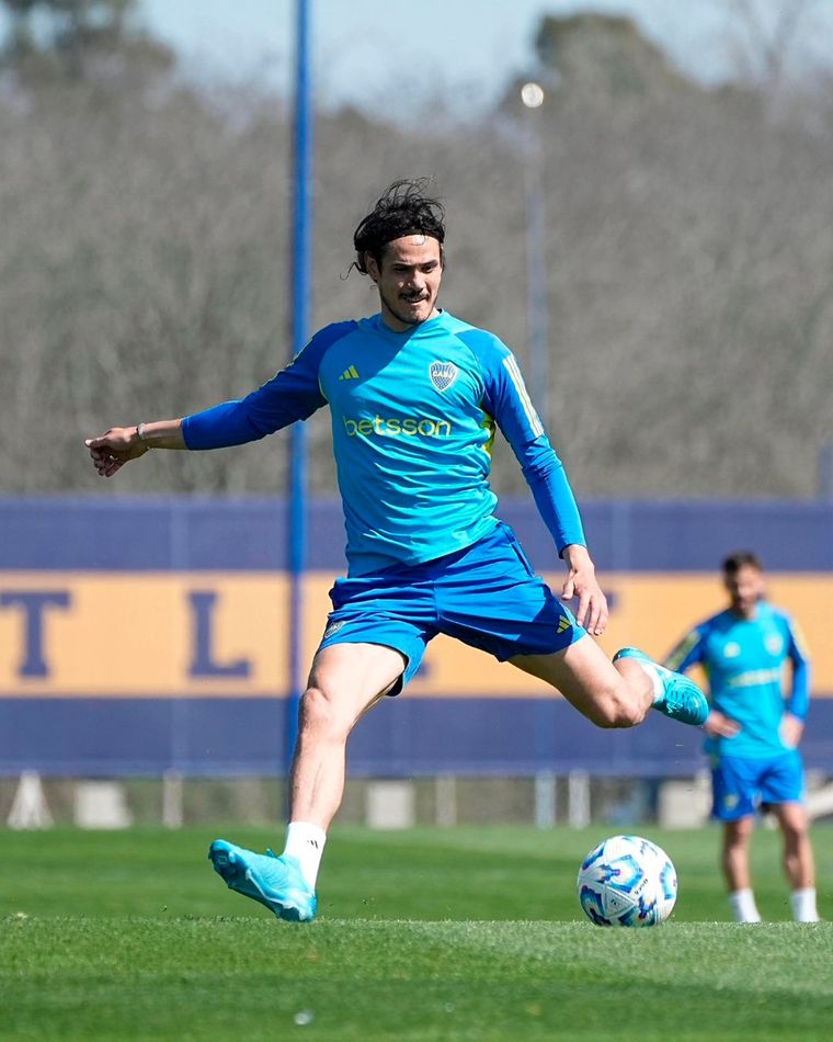 Cavani pretende despertar al mundo Boca con su mensaje. Foto: Boca Juniors