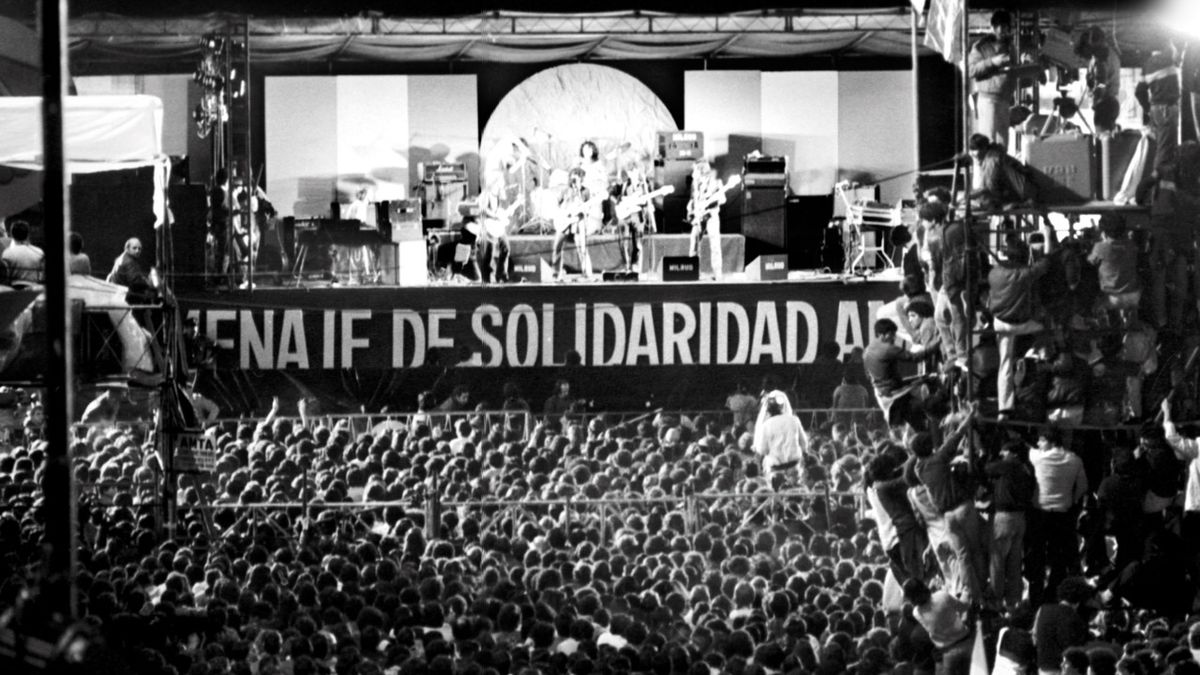 Malvinas y el rock: el megafestival en medio de la guerra