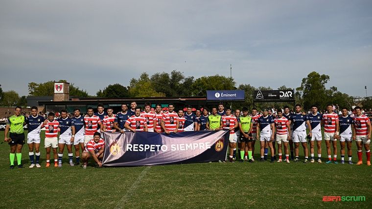 Champagnat regresó al Top 12 y visitió a Alumni Foto: @ScrumESPN