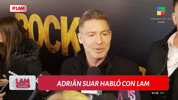 Adrián Suar dejó de lado los rumores. Foto: captura de pantalla/ América TV. Adrián Suar dejó de lado los rumores. Foto: captura de pantalla/ América TV. 