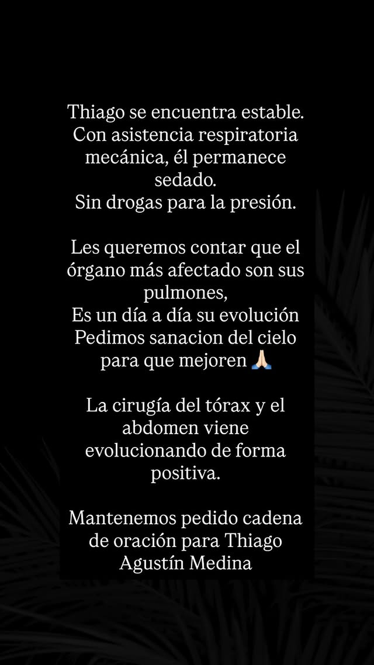 Daniela Celis sobre Thiago Medina. Créditos: Instagram / danielacelis01 Daniela Celis sobre Thiago Medina. Créditos: Instagram / danielacelis01