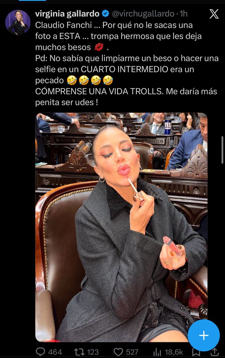 La mujer recibió numerosos comentarios.