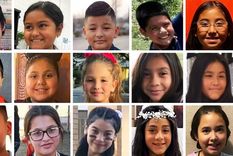 Algunos de los niños que murieron en la masacre de la escuela de Uvalde. Fotos publicadas por familiares en redes sociales. Foto: Redes sociales