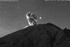 video: asi quedo registrada la explosion del volcan popocatepetl