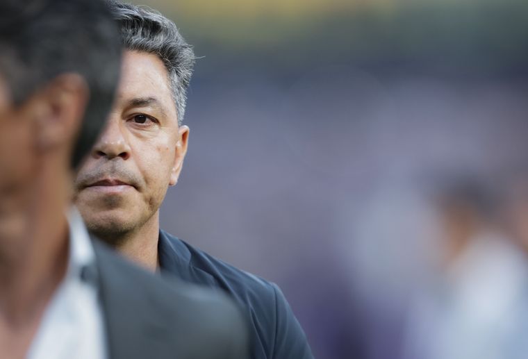 Marcelo Gallardo dirigió a River entre las Ligas 2014 y 2022. Volvió en 2024.  