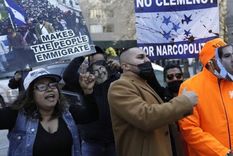 Activistas hondureños se reunieron en Nueva York. Foto: EPA