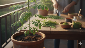Moringa, el árbol milagroso. Fuente IA Gemini. Moringa, el árbol milagroso. Fuente IA Gemini.