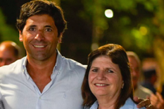 Sebastián García de Luca junto a Patricia Bullrich