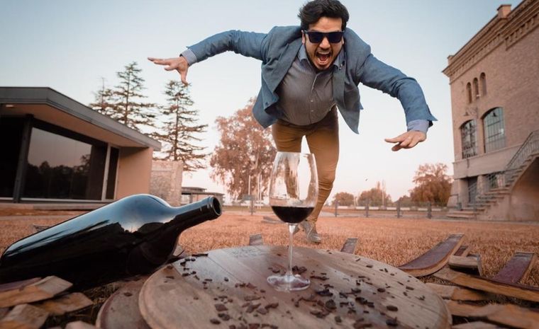 Rodrigo Kohn, uno de los sommeliers con más personalidad de la Argentina. Imagen: Lavizzari Fotografía. Foto: Mdz