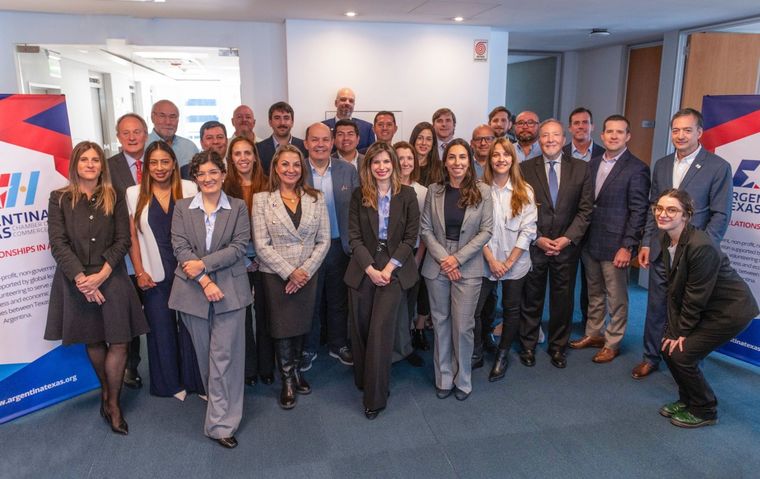 Delegación de la Cámara de Comercio Argentina-Texas (ATCC) en su última misión. Foto: Prensa ATCC Delegación de la Cámara de Comercio Argentina-Texas (ATCC) en su última misión. Foto: Prensa ATCC