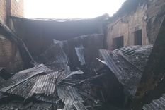 Tuvo destrucción total la mueblería incendiada intencionalmente en La Alameda Foto: Ministerio de Seguridad de Mendoza
