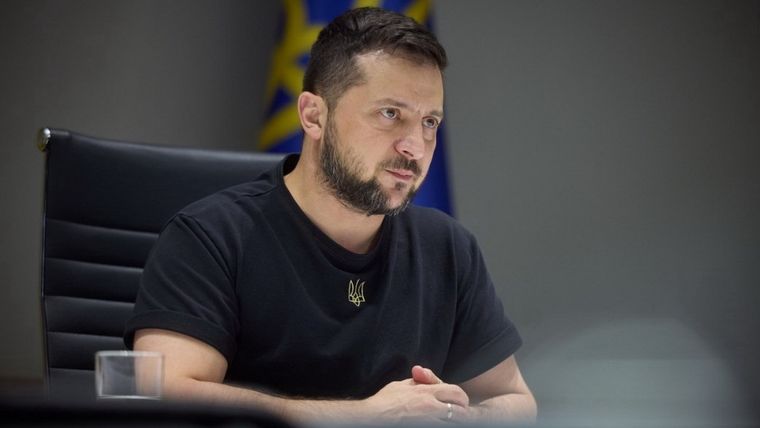 Zelenski sigue pronunciándose cada día de la guerra. Foto: Dpa.