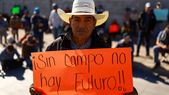 La implementación del convenio ha generado en el pasado fuertes protestas de agricultores mexicanos. La implementación del convenio ha generado en el pasado fuertes protestas de agricultores mexicanos.