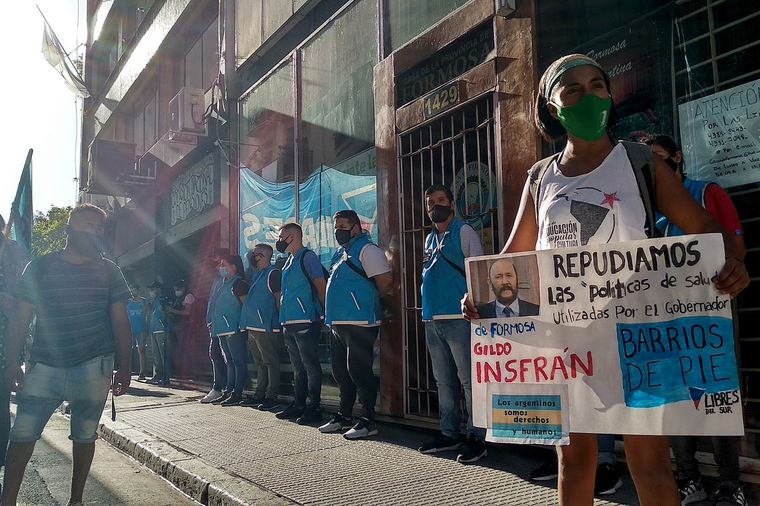 Amnistía Internacional asegura que en Formosa se están violando derechos humanos Foto: Barrios de Pie