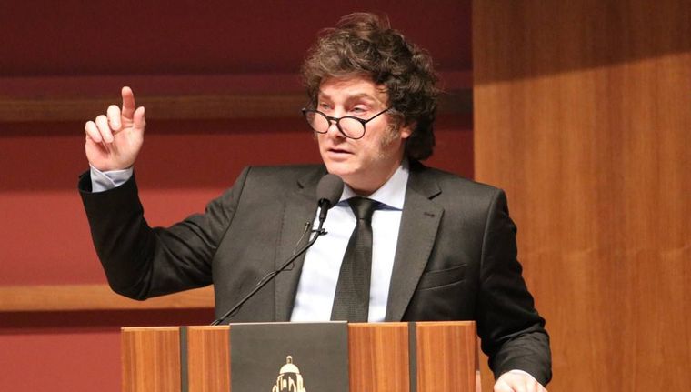 El presidente Javier Milei. Foto: Presidencia