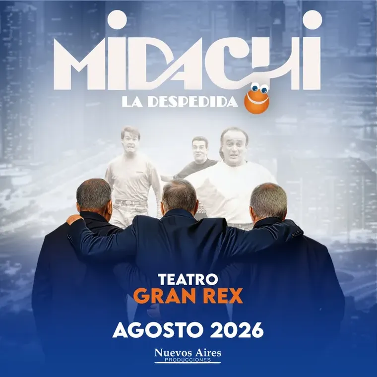 La despedida de Midachi será en el teatro. La despedida de Midachi será en el teatro.
