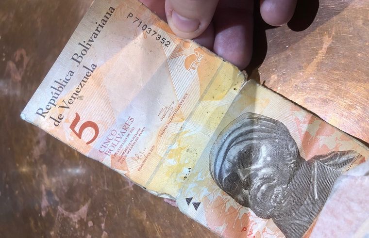 El billete en cuestión. Foto: MDZ