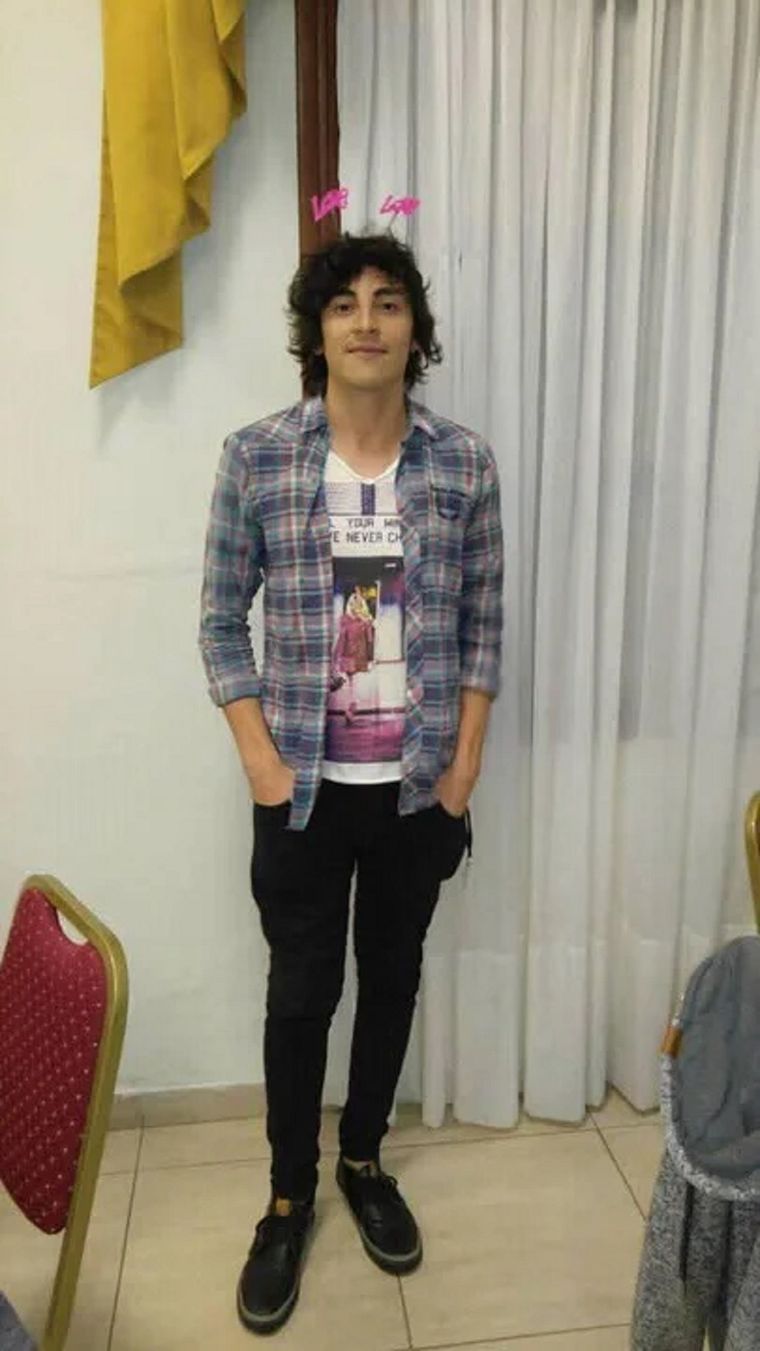Miguel Leiva, el joven que murió tras el choque entre una moto y una camioneta. Foto: NA