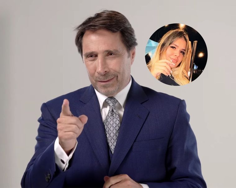 El conductor se burló de la situación de la hija de Jorge Rial. Foto: Captura de pantalla A24/ Instagram @moreerial.