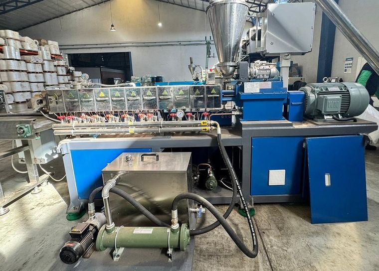 La industria que realiza pellets de mandioca en Misiones. La industria que realiza pellets de mandioca en Misiones.