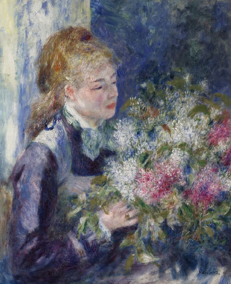Renoir P.A. “La femme aux lilas” Renoir P.A. “La femme aux lilas”